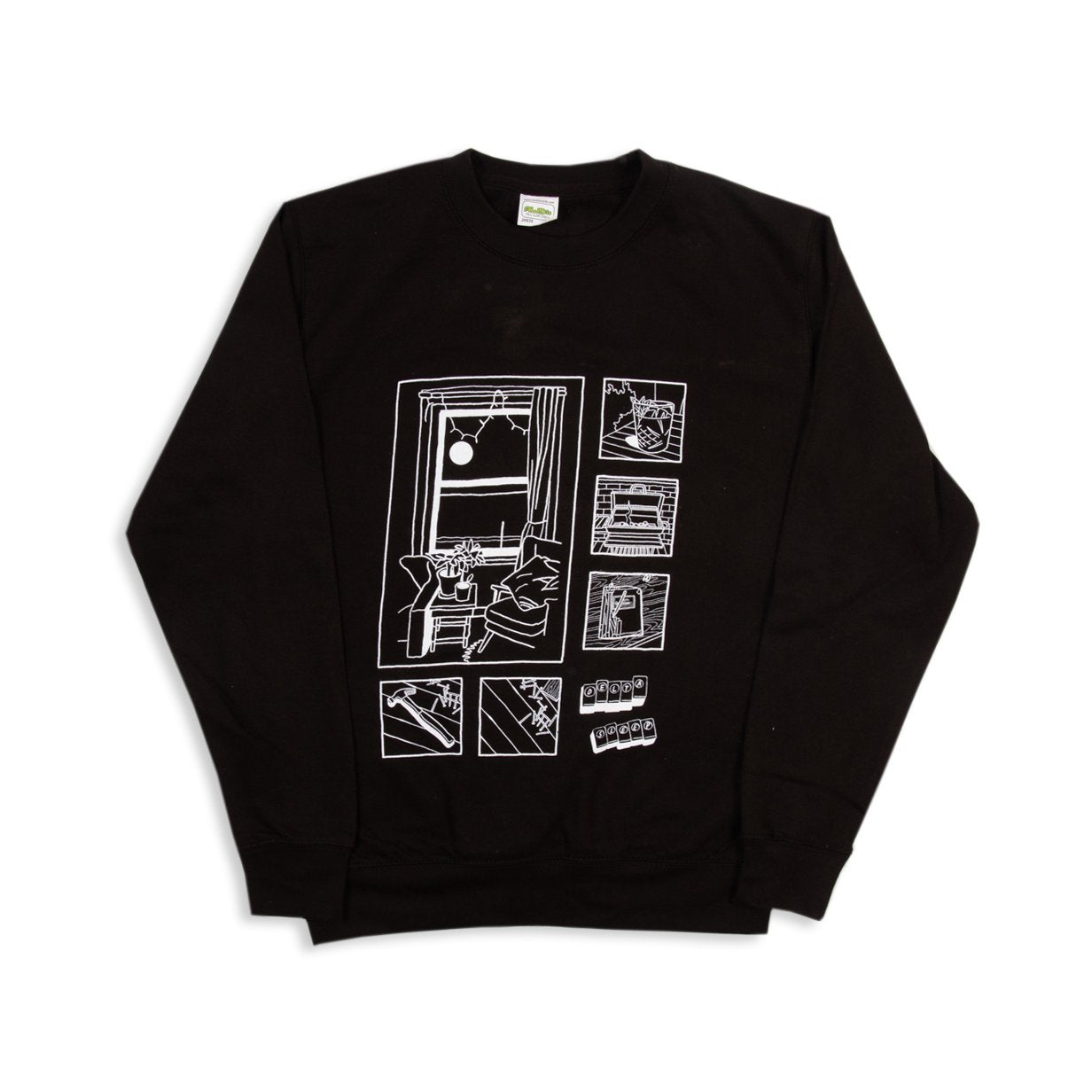 'A Casa' Longsleeve (Black/White)