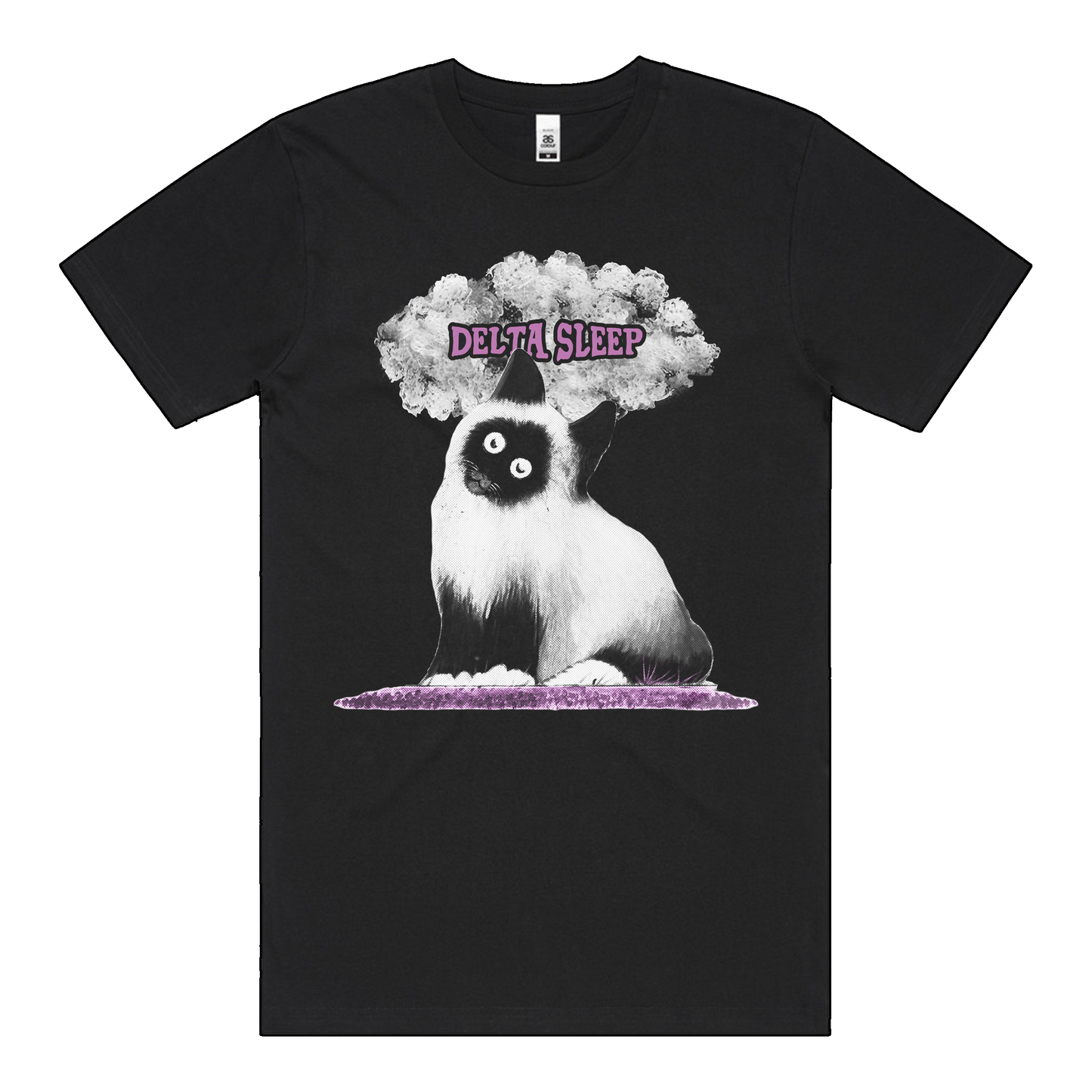 Happy Cat T-Shirt - Black