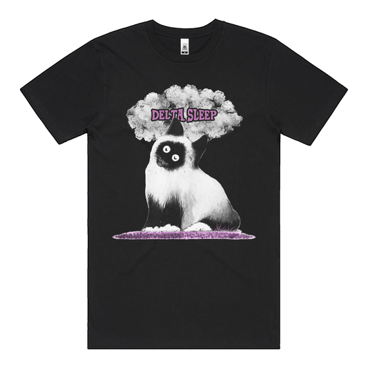 Happy Cat T-Shirt - Black