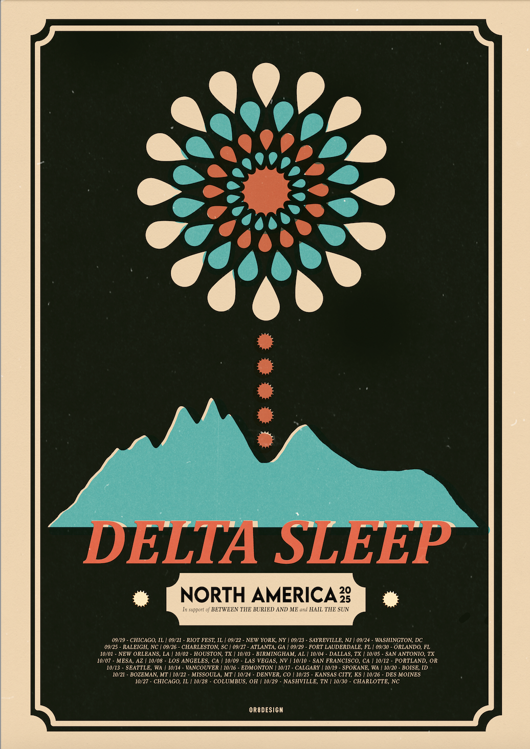North America 2025 Tour Poster (DISCOUNTED)