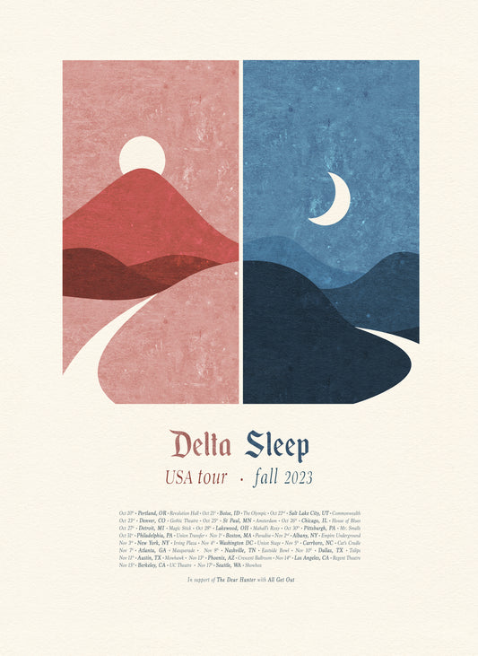 USA 2023 Tour Art Print