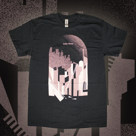 Abstract Short Sleeve Tee (Black)