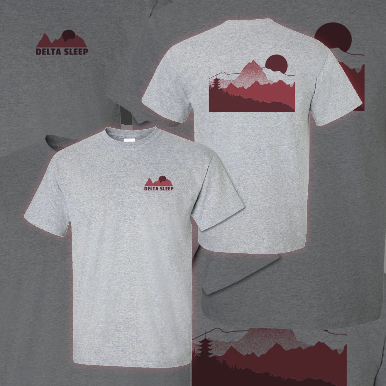 Younger Years Tee (Grey/Red)