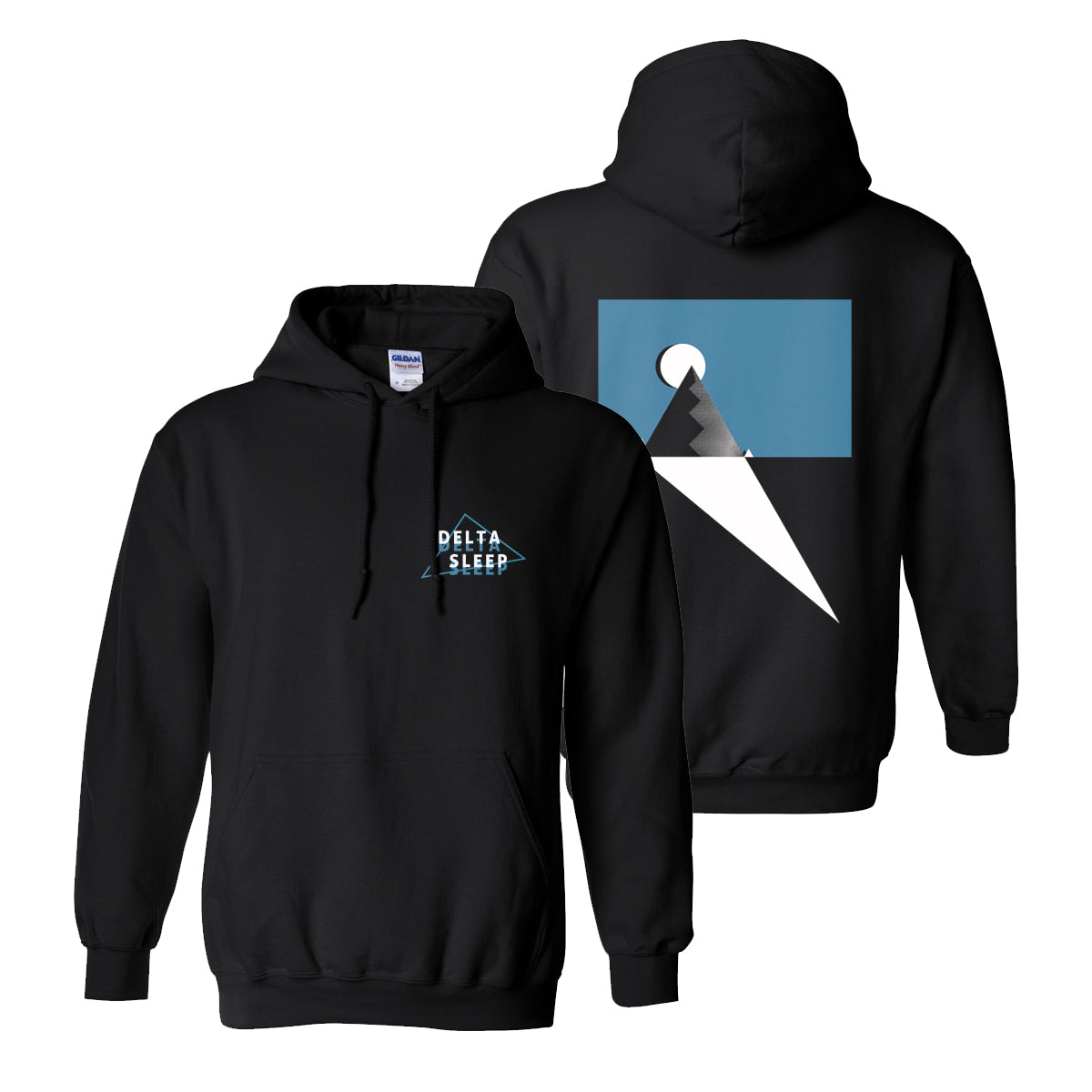 Mountain Hoodie (Blue/Black)