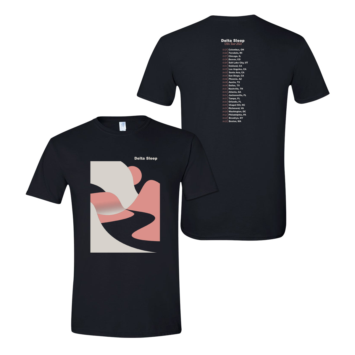 USA 2022 Tour T-Shirt (Black)